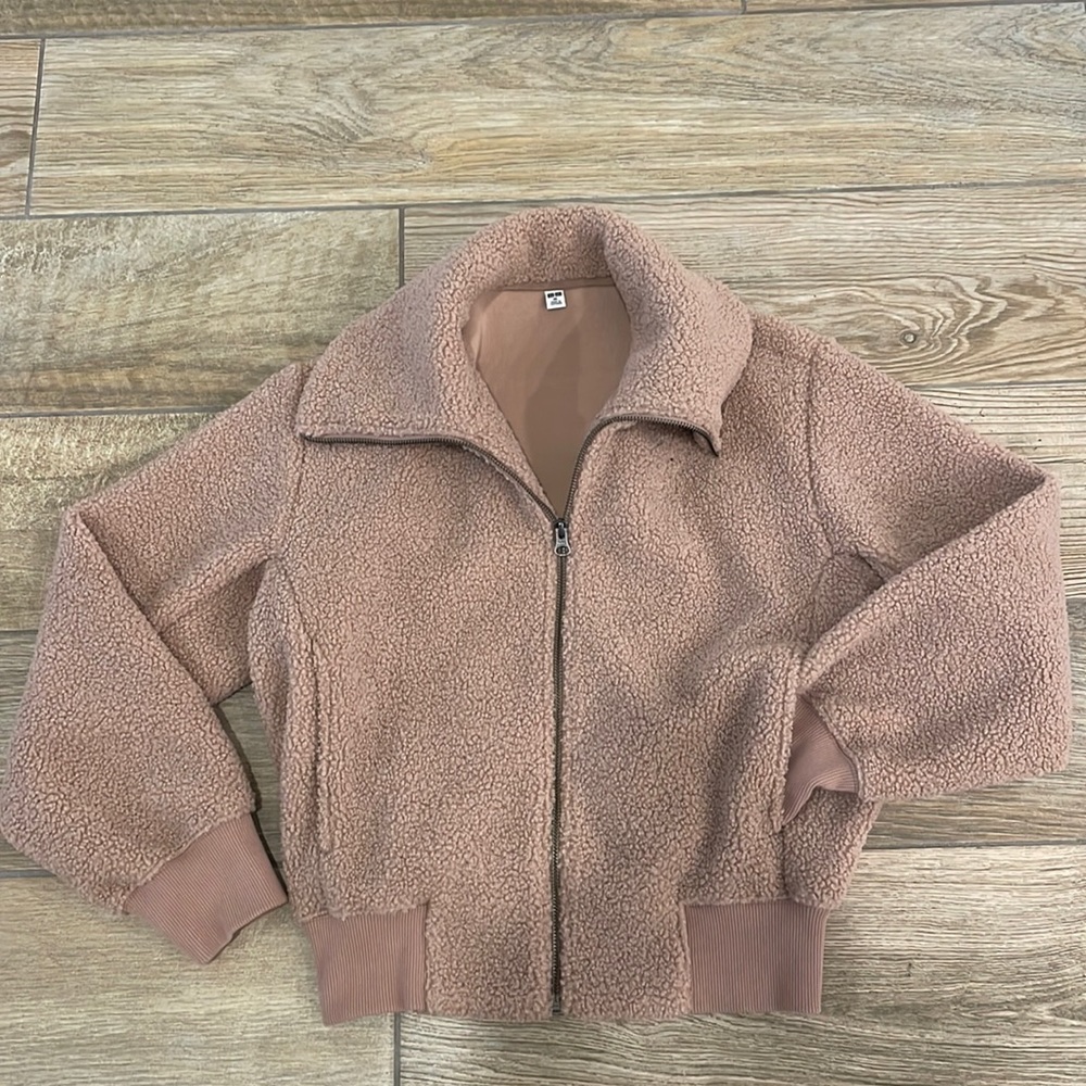 Sherpa bomber jacket